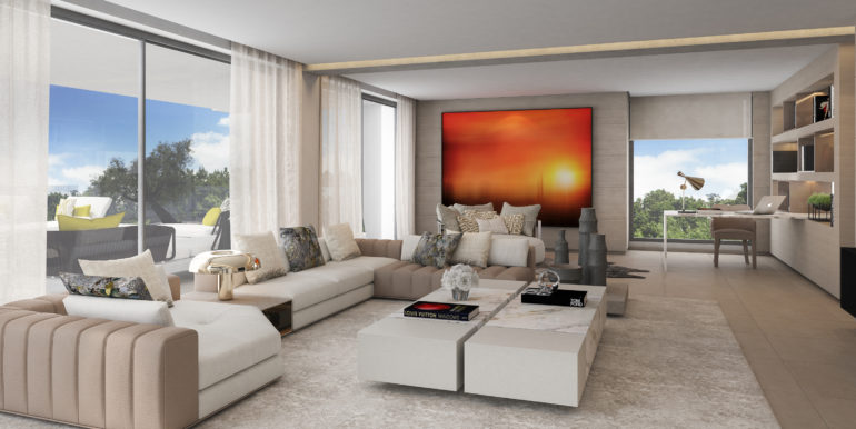Arrow Head- Marbella -Light blue- villas- living room 2